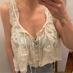 Free people cottage core doen style top